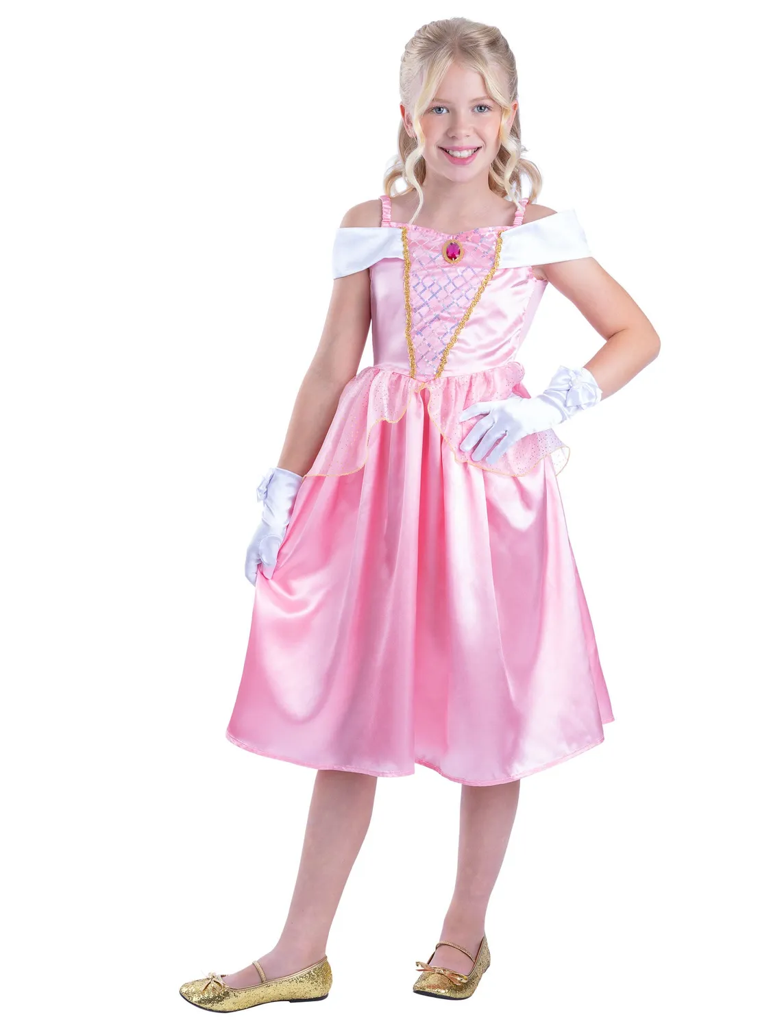 Smiffys Sleeping Princess costume principessa rosa 4-6 anni