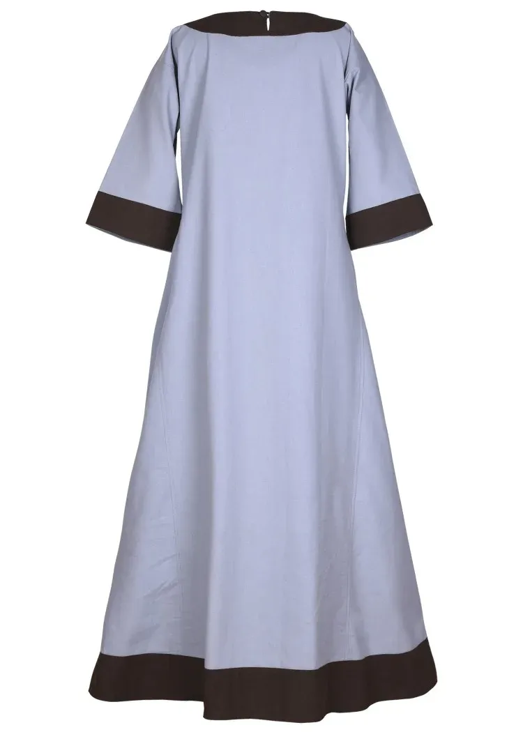 La Bottega di Merlino Abito Gudrun blu-grigio vestito medievale