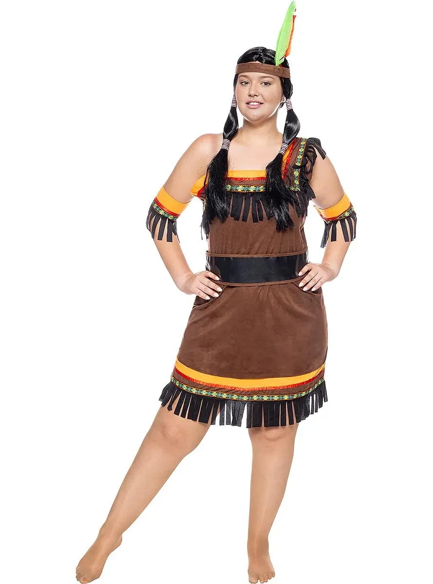 Funidelia Nativo Deluxe costume donna marrone