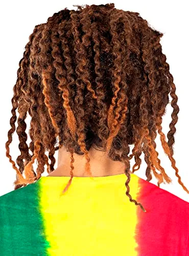 Funidelia Parrucca Dread parrucca donna marrone Giamaica