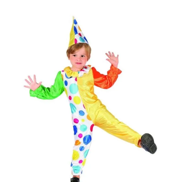 P'tit Clown 92015 costume clown bambino multicolore 3-4 anni