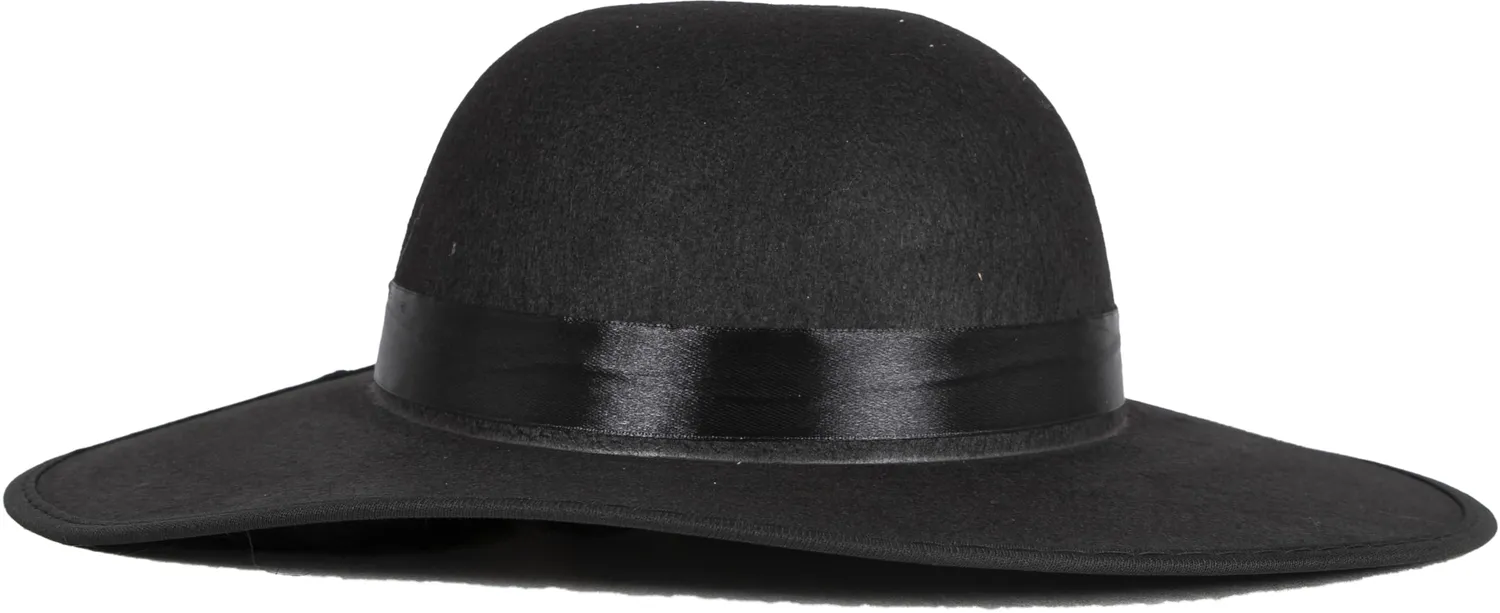 P'tit Clown 91041 Cappello Rabbino Nero Adulto Capelli