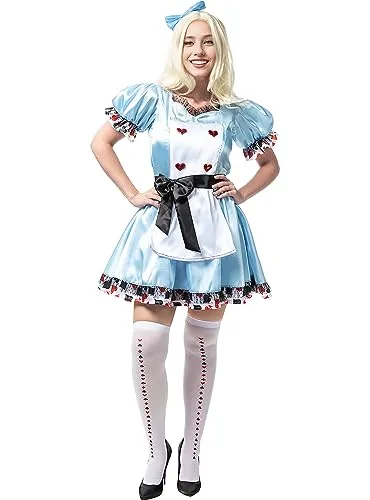 Funidelia Alice Deluxe Costume Donna Azzurro XS