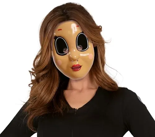 Fiestas Guirca Calavera maschera PVC bianca taglia unica