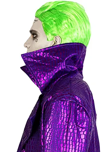 Funidelia Joker Suicide Squad parrucca uomo verde