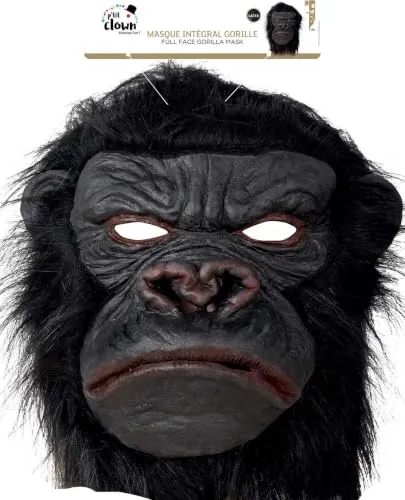 P'tit Clown re10204 maschera gorilla adulto lattice