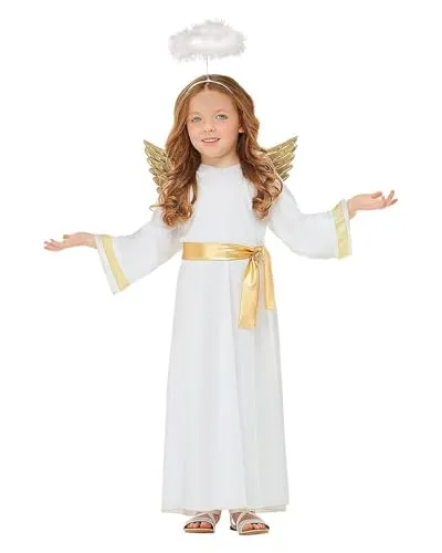 Funidelia Costume Angelo Bambino 7-9 Anni con Ali