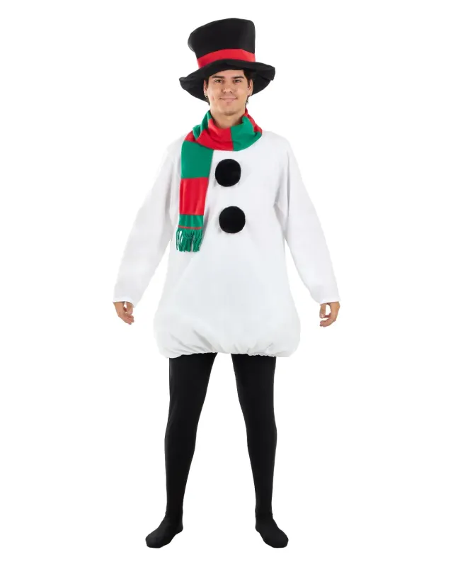 Funidelia Costume da Pupazzo di Neve Uomo Bianco S-M