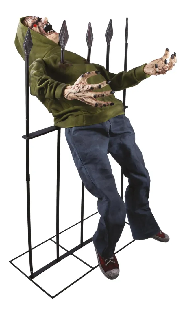 P'tit Clown 22337 Zombie Impalato Decorazione Animatronica 140 cm Sonora