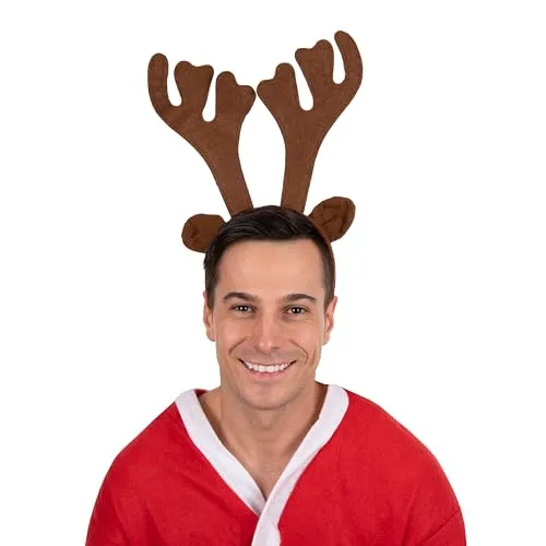 P'tit Clown Cerchietto Renna Marrone Adulto Natale