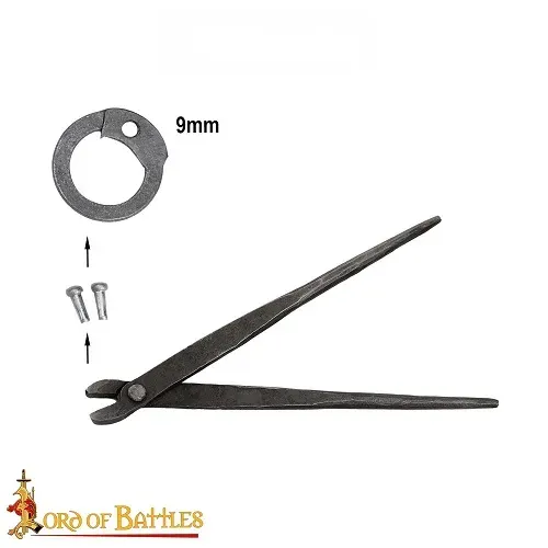 La Bottega di Merlino Pinze rivetti rotondi anelli 9 mm 18G