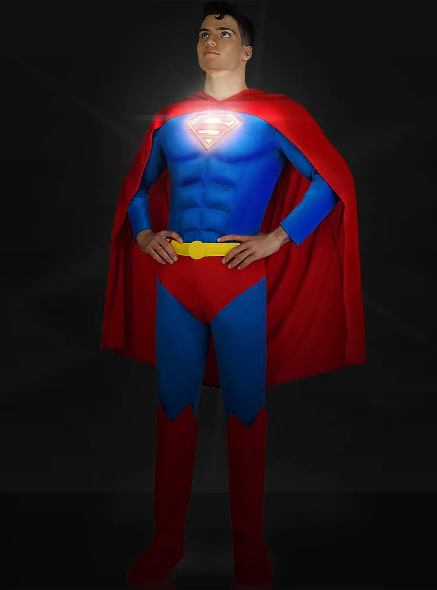 Funidelia Superman Lights On Costume Uomo XL Multicolore