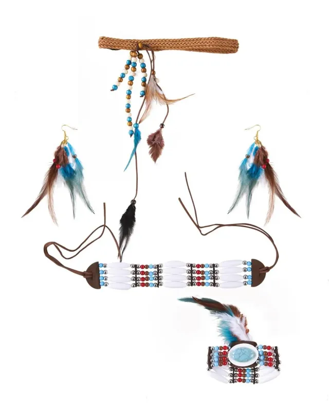 P'tit Clown RE50412 set indiana accessori perla taglia unica