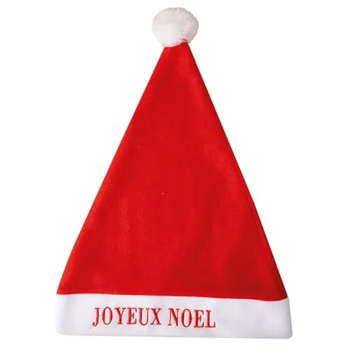 P'tit Clown cappello Natale ricamato rosso adulto