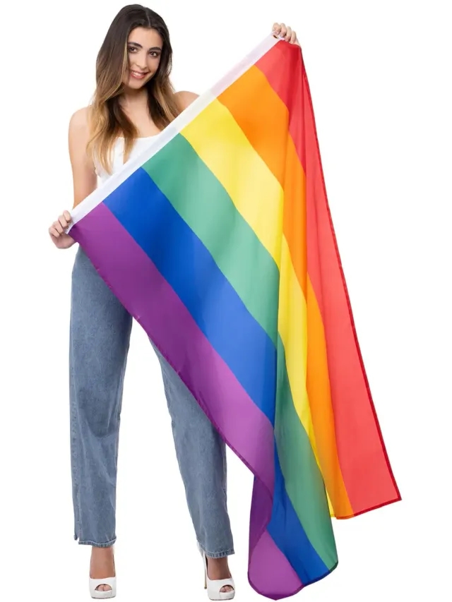 Smiffys Pride Rainbow Flag bandiera arcobaleno 150x90 cm