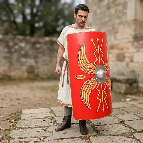La Bottega di Merlino Scudo Romano Scutum 107x83 cm