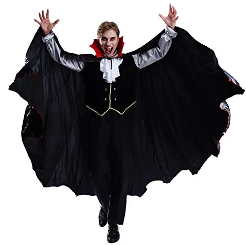 SEA HARE Vampiro Gotico Costume Uomo Adulto Halloween