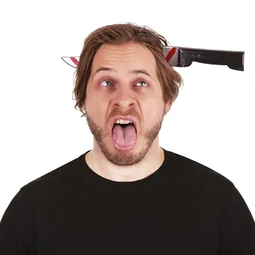P'tit Clown cerchietto coltello insanguinato adulto horror