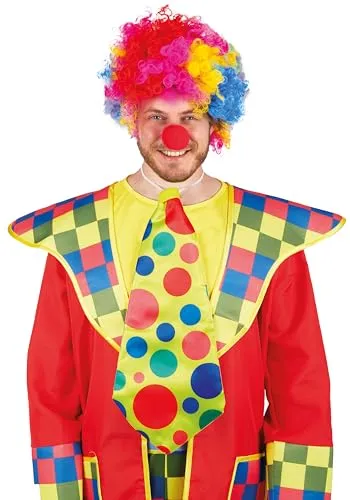 P'tit Clown 14525 cravatta gigante clown multicolore