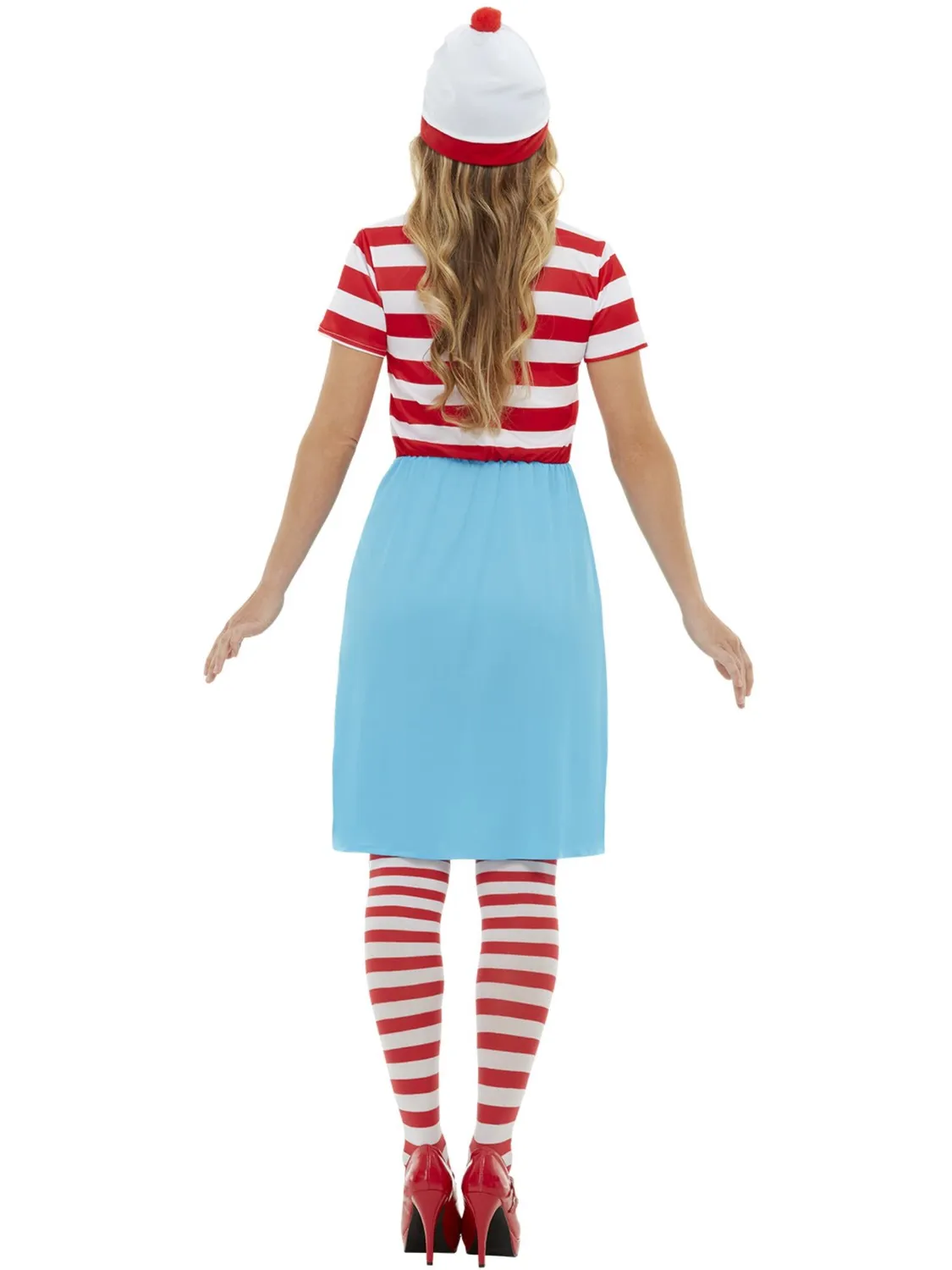 Smiffys Wenda Where's Wally costume donna rosso Small