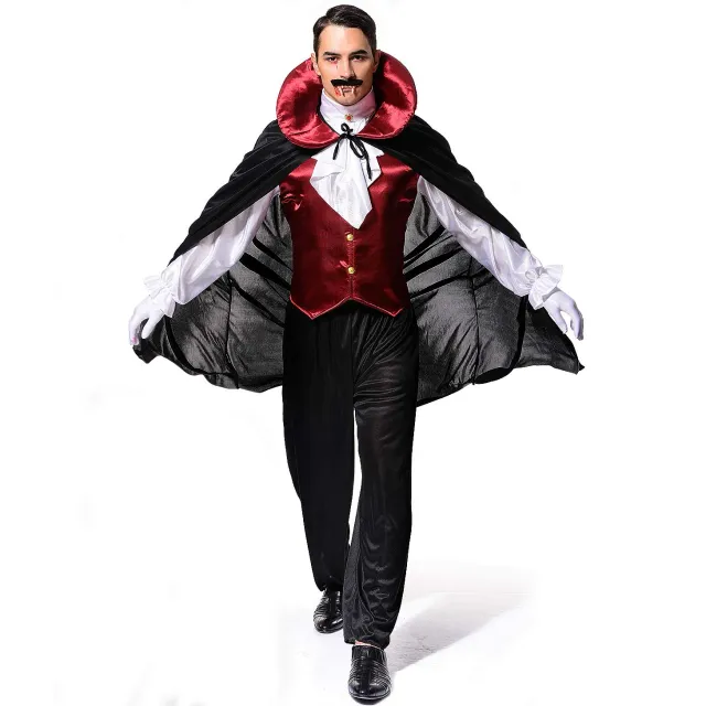 SEA HARE Vampiro Gotico Medievale costume uomo adulto