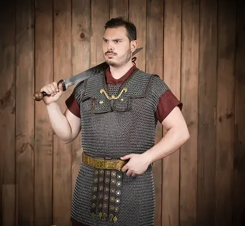 La Bottega di Merlino Hamata lorica romana L anelli 9 mm