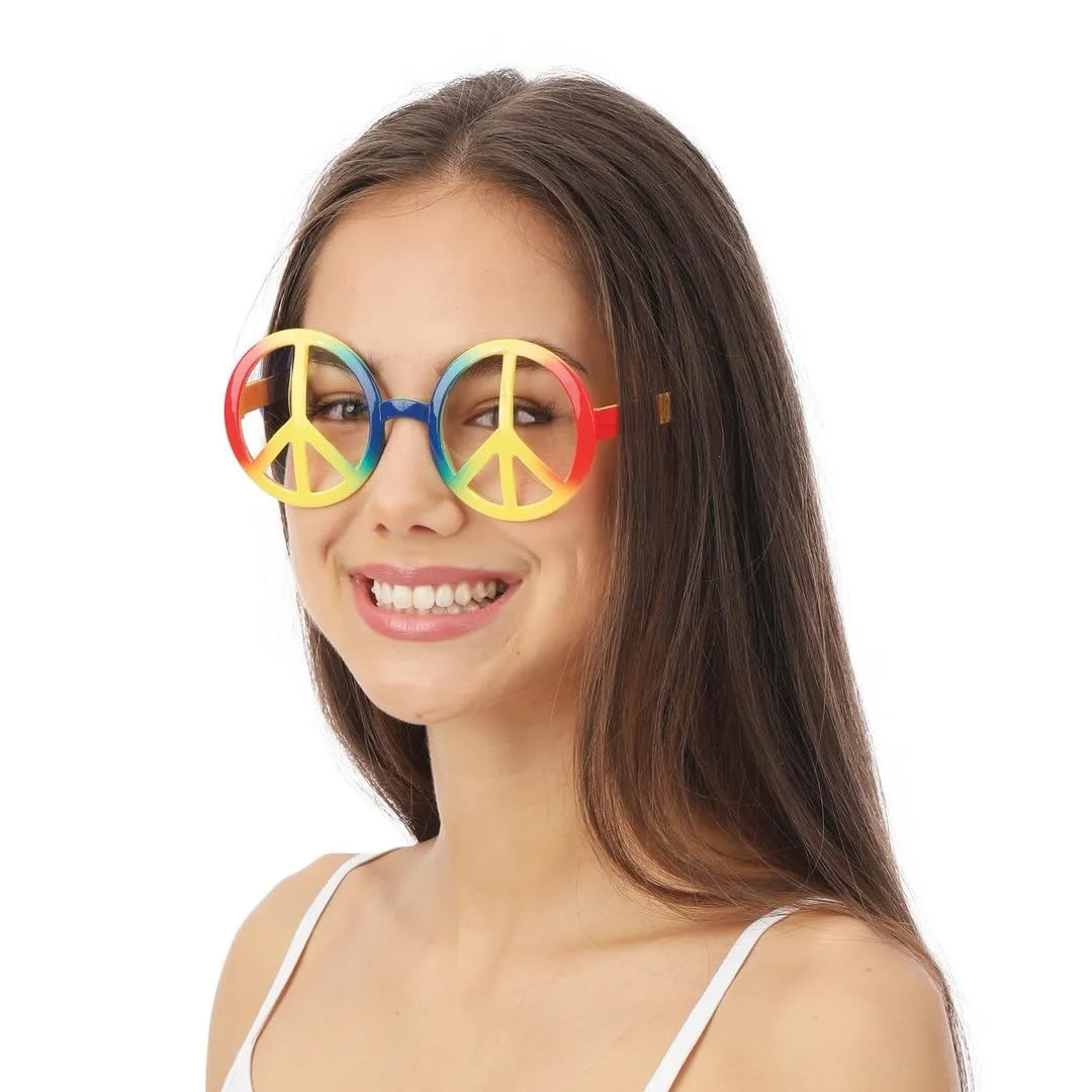 P'tit Clown 40001 occhiali hippie multicolore plastica