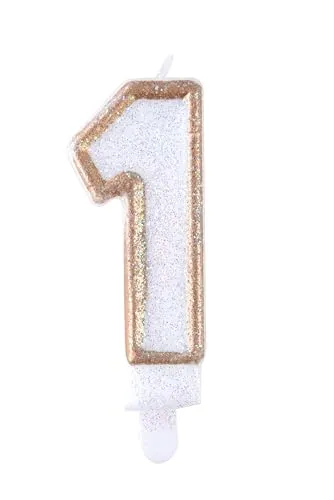 P'tit Clown 21191 candela numero 1 oro per torta