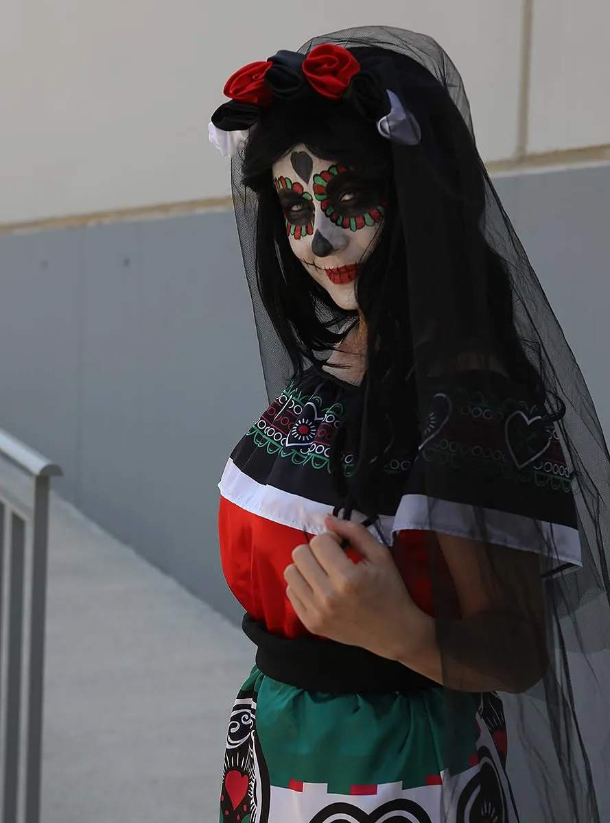Funidelia Catrina costume donna S nero Giorno Morti