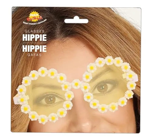 Guirca Occhiali Hippie margherite accessorio anni 70
