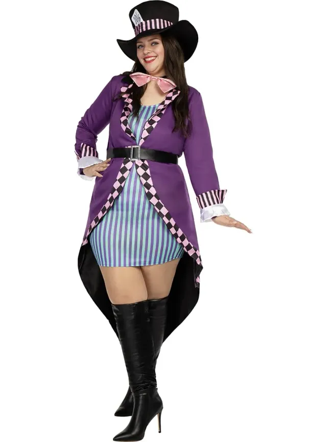 Funidelia Costume Cappellaio Matto donna viola XS