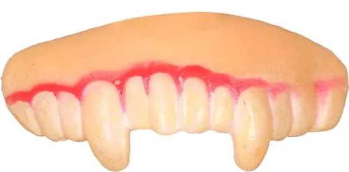 Guirca Denti da Vampiro costume adulto avorio