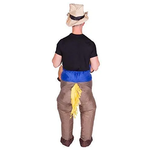 Bodysocks Cowboy costume gonfiabile adulti con cappello