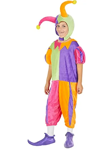 Funidelia Giullare costume bambino rosso 3-4 anni