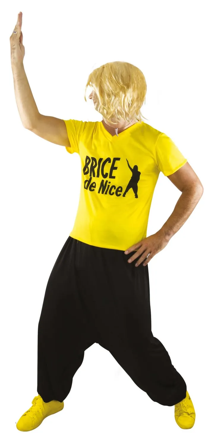 P'tit Clown Brice de Nice 84102 costume adulto taglia unica giallo