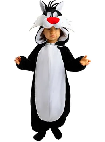 Funidelia Looney Tunes Silvestre costume bebè nero cartone