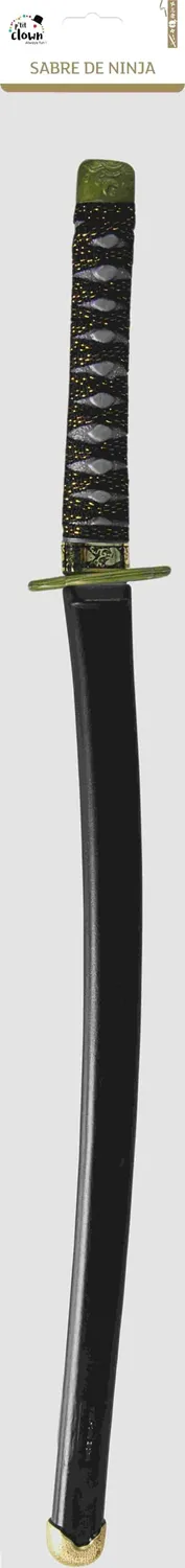 P'tit Clown 95091 Spada da Ninja 77 cm con Fodero