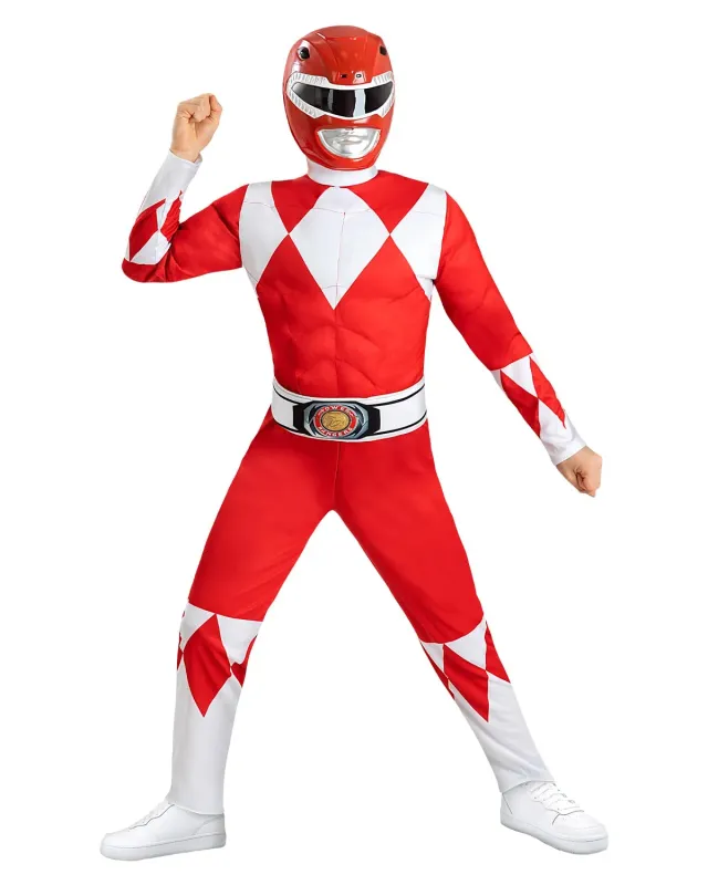 Funidelia Power Ranger Rosso costume bambino ufficiale