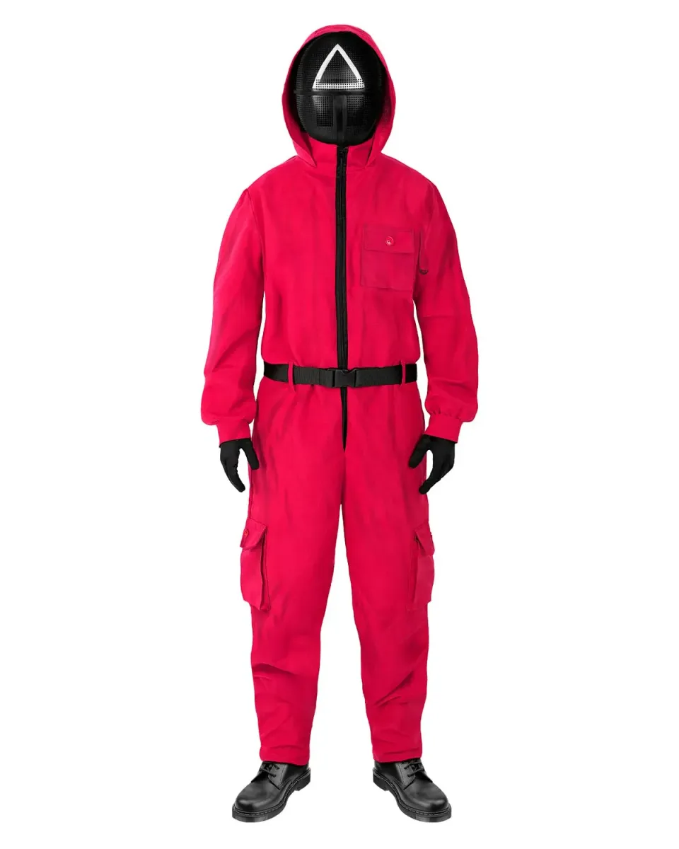 Funidelia Squid Game tuta costume adulto maschera triangolo