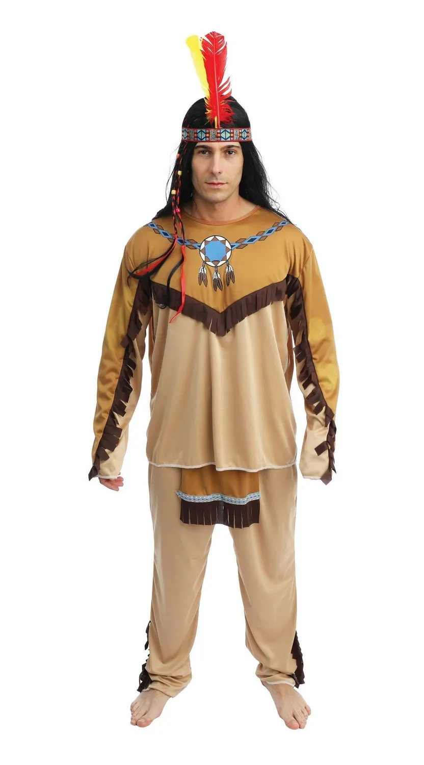 P'tit Clown Costume Indiana Donna Rosso Poliestere Carnevale