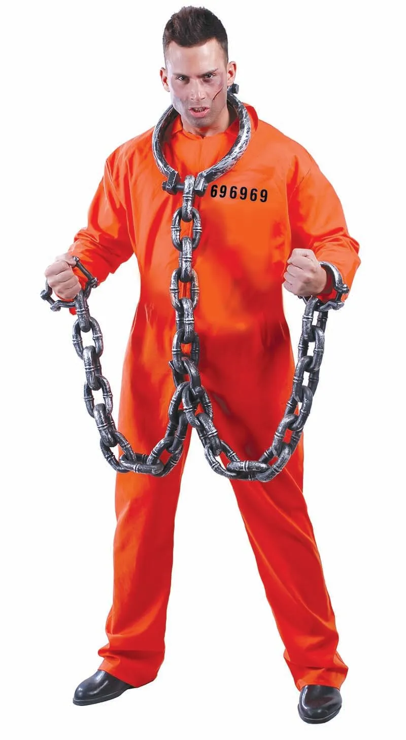Guirca Carcerato 696969 costume arancione taglia 52-54 L