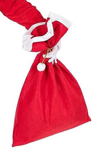 Funidelia Santa Claus Sacco Babbo Natale 90x60 rosso