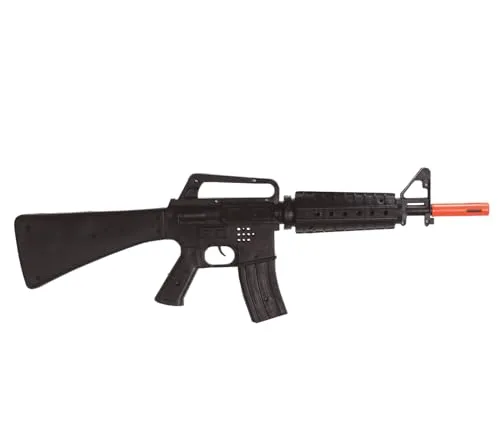 Guirca Mitraglietta d'Assalto 62 cm Nera con Suono