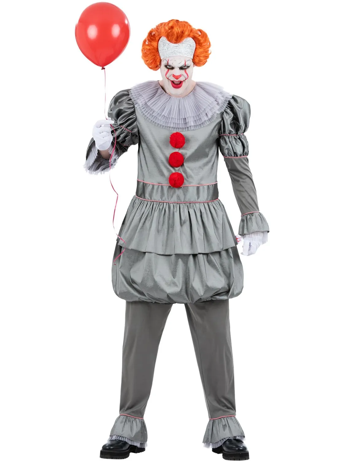 Smiffys IT Chapter 2 costume Pennywise uomo grigio