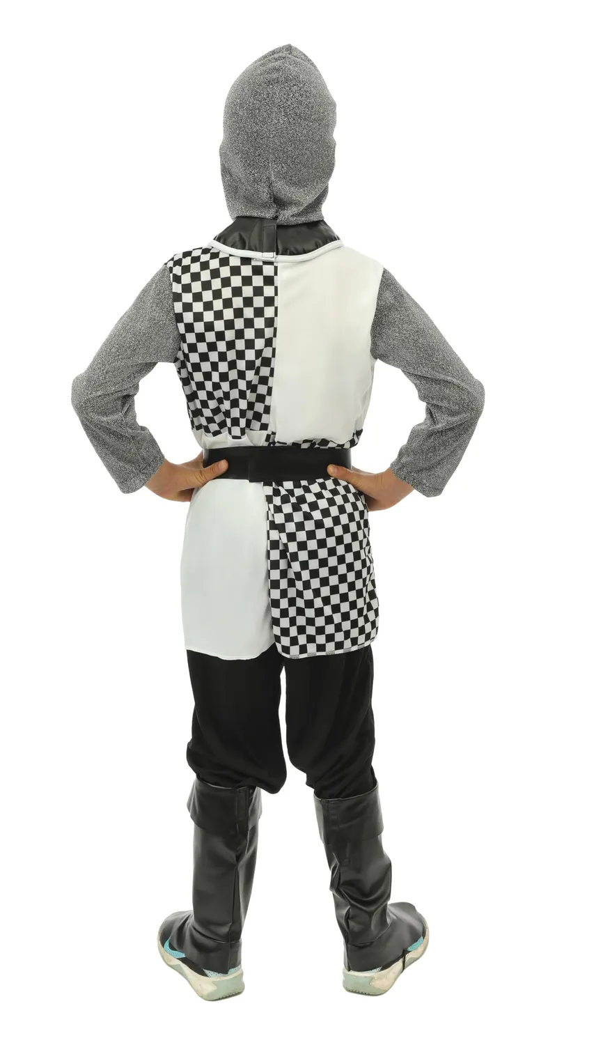 P'tit Clown Costume cavaliere bambino 10-12 anni grigio medievale