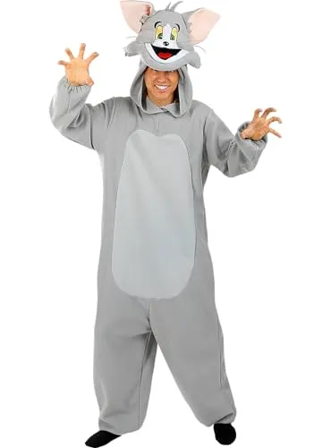 Funidelia Tom & Jerry Tom costume adulto S-M grigio