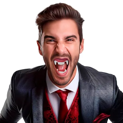 Guirca Dentiera Doppia Vampiro Accessorio Halloween