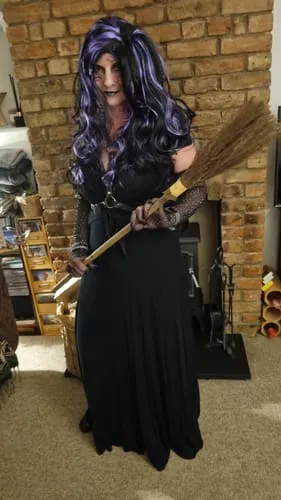 Smiffys Authentic Witch scopa strega marrone 101 cm