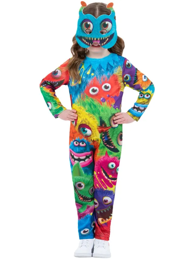 Smiffys Monster Party Costume Mostro Bimbo 4-6 Anni