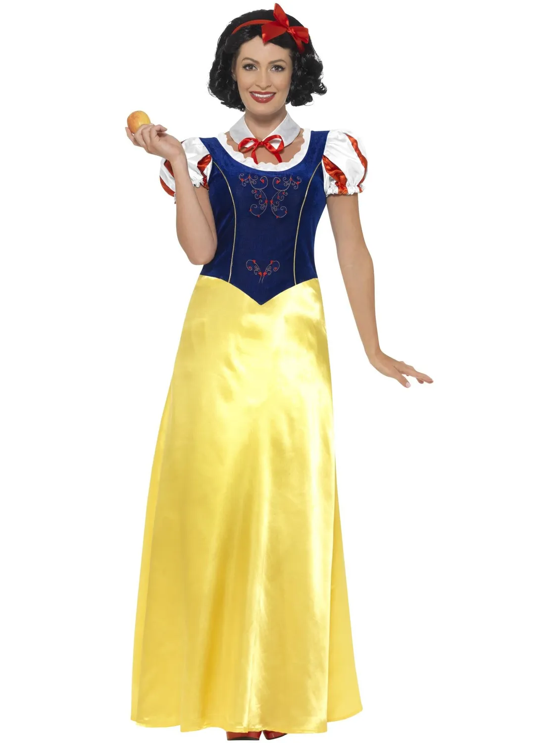 Smiffys Princess Snow costume Biancaneve donna giallo
